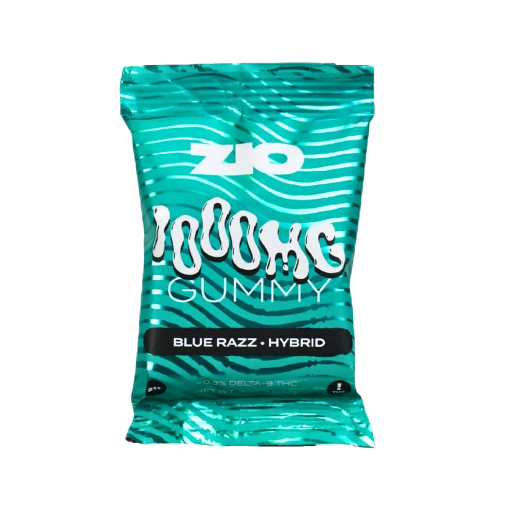 Zio Gummy 1000mg / Blue Razz (Hybrid)